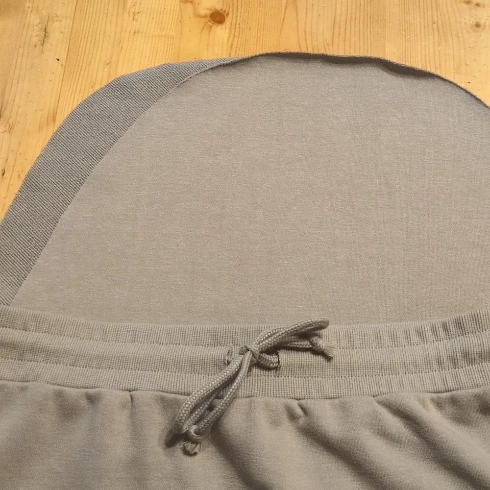 Tart Collections Hasma Oatmeal Drawstring Midi Skirt NWT High Low Raw Hem - Picture 7 of 14